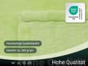 ZOLLNER Wohndecke 150x200 cm 100% Polyester Superflauschig Grün Bild 5