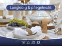 ZOLLNER Stoffserviette 6er-Set 40x40 cm 100% Baumwolle Weiß Bild 5