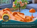 ZOLLNER Wohndecke 150x200 cm Baumwolle Polyacryl Orange Bild 5
