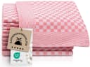 ZOLLNER Geschirrtuch 10-tlg. Spar-Set 46x70 cm 100% Baumwolle rot Bild 2