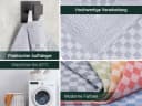 ZOLLNER Geschirrtuch-Set 10-tlg. Grau 100% Baumwolle Bild 1