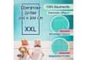 ZOLLNER Strandtuch Frottier 100% Baumwolle Velours Aqua Bild 3