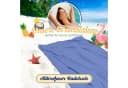 ZOLLNER Strandtuch Mikrofaser Blau Schnelltrocknend Bild 1
