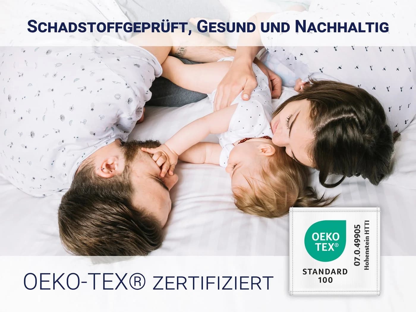 ZOLLNER Matratzenauflage 100% Baumwolle Weiß Hotelqualität - Bild 5