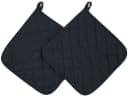 ZOLLNER Topflappen Set 2-tlg. Schwarz 100% Baumwolle Bild 2
