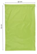 ZOLLNER24 Wäschesack Grün 100% Polyester mit Kordelzug Bild 3