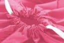 ZOLLNER24 Wäschesack Rosa 100% Polyester Wasserabweisend mit Kordelzug Bild 4