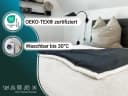 ZOLLNER24 Wohndecke Grau 100% Polyester Kuscheldecke Bild 3