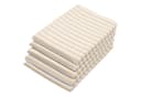 ZOLLNER Geschirrtuch 5-tlg. Set Beige-Weiß Gestreift 100% Baumwolle Bild 2