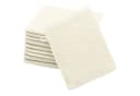 ZOLLNER Waschlappen 10er-Pack 16x21 cm 100% Baumwolle Braun Bild 2