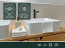 ZOLLNER Seiftuch 10er Pack Weiß 30x30 cm 100% Baumwolle Bild 1