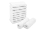 ZOLLNER Seiftuch 10er Pack Weiß 30x30 cm 100% Baumwolle Bild 2