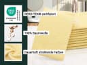 ZOLLNER Waschlappen 10er-Pack 16x21 cm 100% Baumwolle Gelb Bild 4