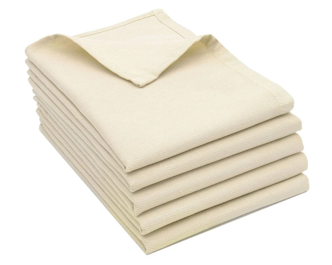 ZOLLNER Geschirrtuch 5-tlg. Spar-Set 50x70cm Baumwolle Beige - Bild 2