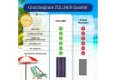 ZOLLNER Strandtuch Glattvelours 100x200 cm 100% Baumwolle XXL Bild 4