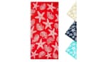 ZOLLNER Strandtuch Frottee 90x180 cm Meerestier-Design Rot Bild 2