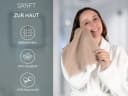 ZOLLNER Seiftuch 10er Pack 30x30 cm 100% Baumwolle Beige Waffelpique Bild 3