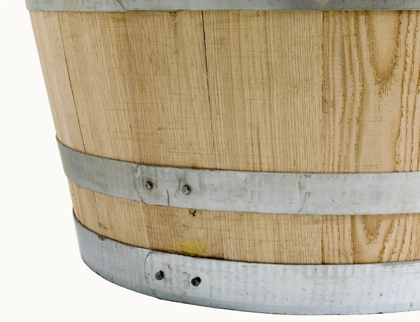 Temesso Regentonne Kastanienholz 100L Natur