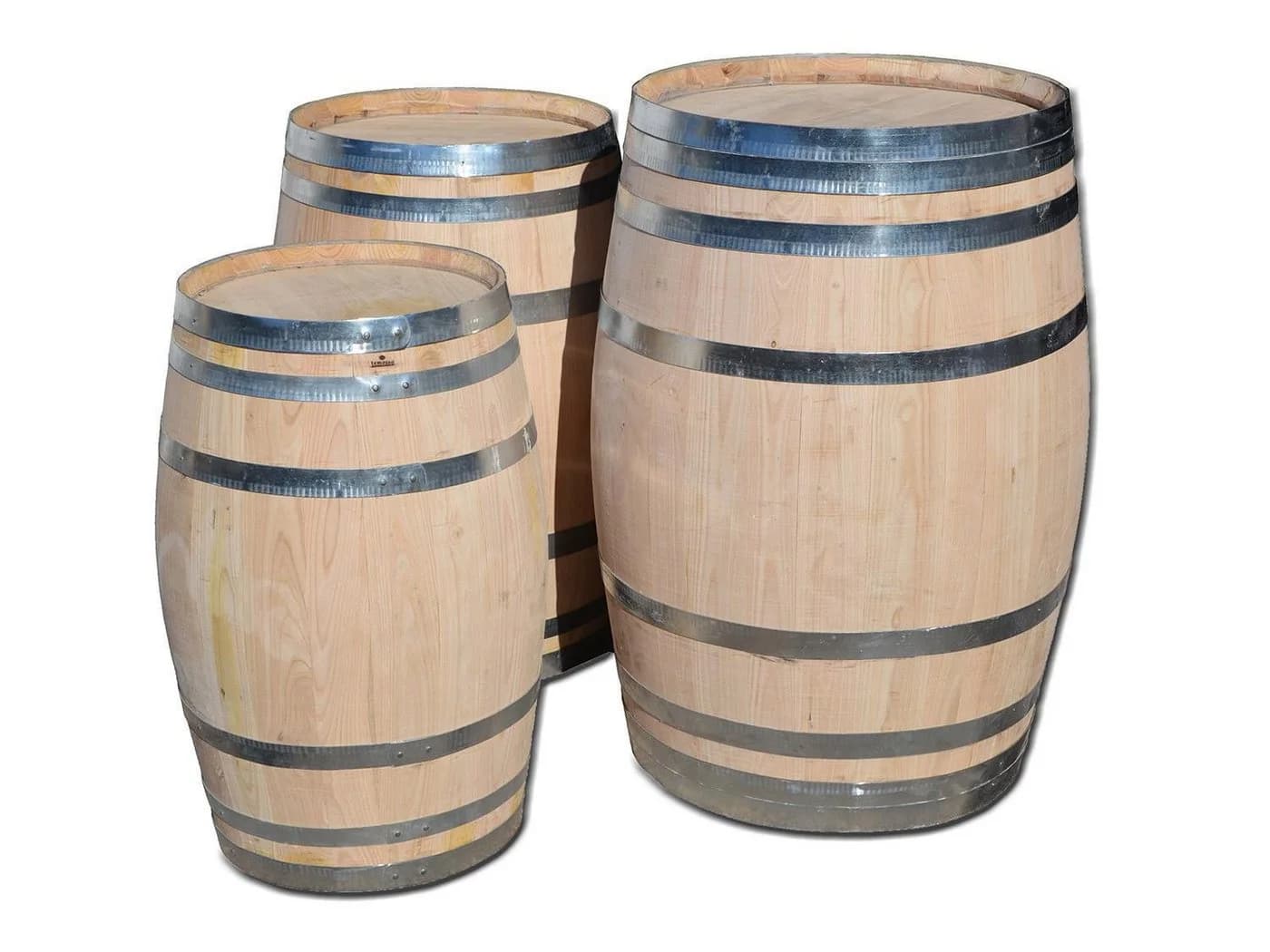 Temesso Stehtisch Kastanienfass 100/150 Liter Natur