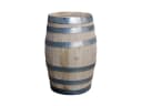 Temesso Gartenlounge-Hocker Natur Edelkastanienholz 10-50L Bild 1