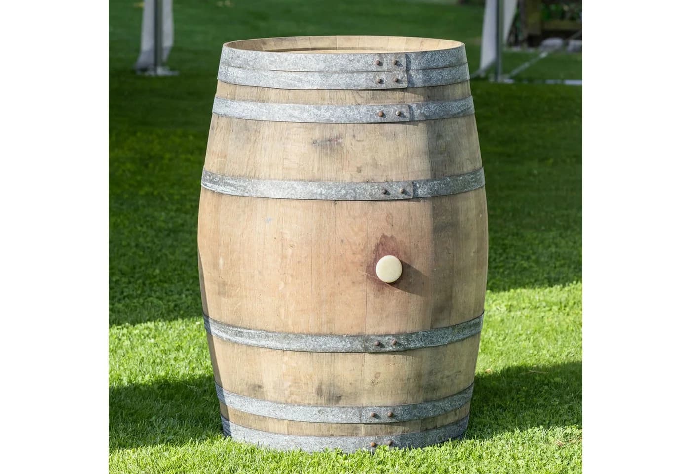 Temesso Stehtisch 225L Weinfass Eiche Naturbelassen - Bild 5