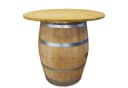 Temesso Stehtisch Weinfass Eiche Lasur 80 cm Bild 1