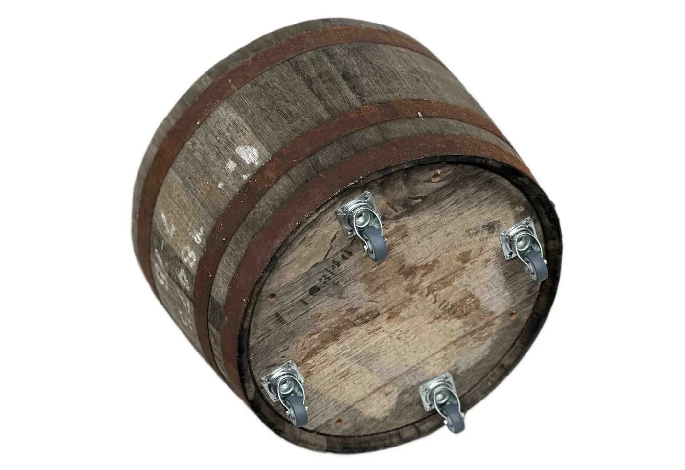 Temesso Pflanzkübel aus massivem Eichenholz - Original schottisches Whiskyfass