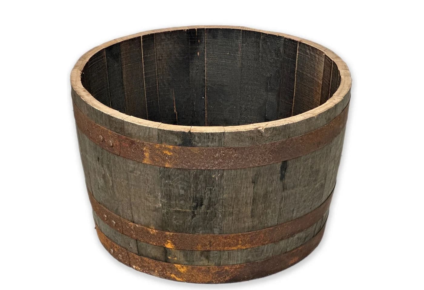 Temesso Pflanzkübel aus massivem Eichenholz - Original schottisches Whiskyfass - Bild 2