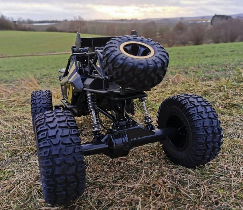 BruKa RC-Auto Robuster Geländewagen PANTHER XXL 4x4 Allradantrieb LED - Bild 3