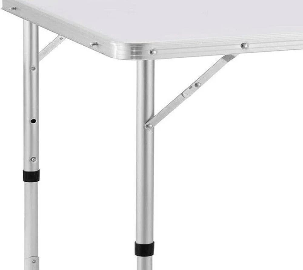 BruKa Klapptisch COMPACT Weiß Höhenverstellbar Aluminium - Bild 4