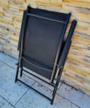 BruKa Gartenstuhl SYDNEY 2er Set Schwarz Klappstuhl mit verstellbarer Lehne Bild 5