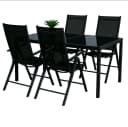 BruKa Gartentisch Sitzgruppe POETTO 4 Personen Aluminium Bild 2