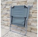 BruKa Campingstuhl 2er Set SUNNY SEAT Klappstuhl Schwarz/Grau Bild 4