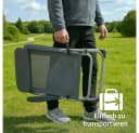 BruKa Campingstuhl MIAMI 2er Set Klappstuhl Aluminium Anthrazit Bild 5