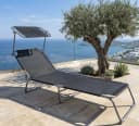 BruKa Gartenliege KRETA Sonnenliege Liegestuhl Relaxliege Strandliege Bild 3