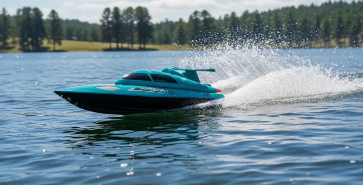 BruKa RC Speedboot BARRACUDA X2 2,4 GHz Rennboot RTR