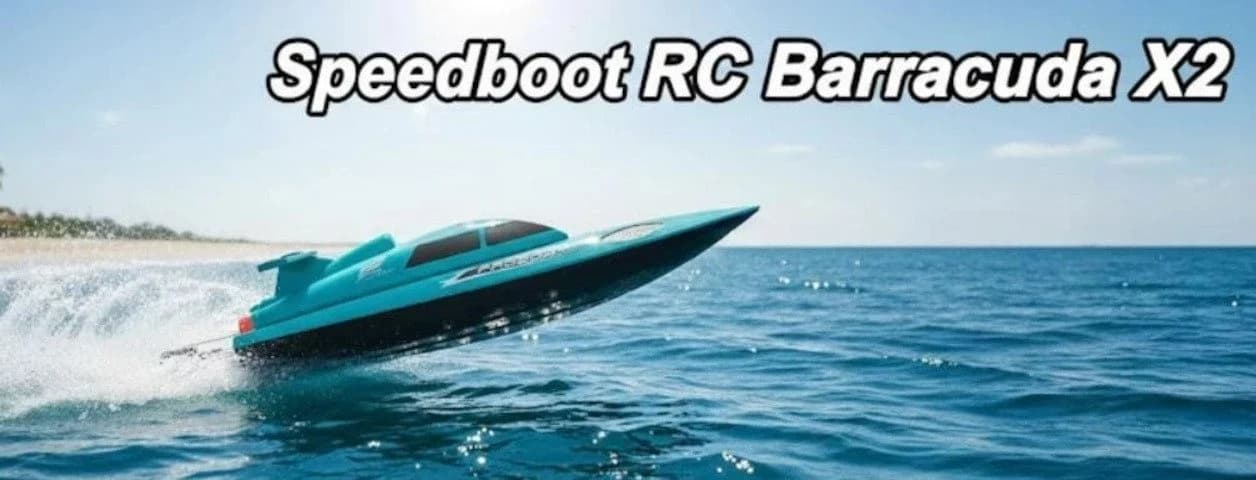 BruKa RC Speedboot BARRACUDA X2 2,4 GHz Rennboot RTR - Bild 5
