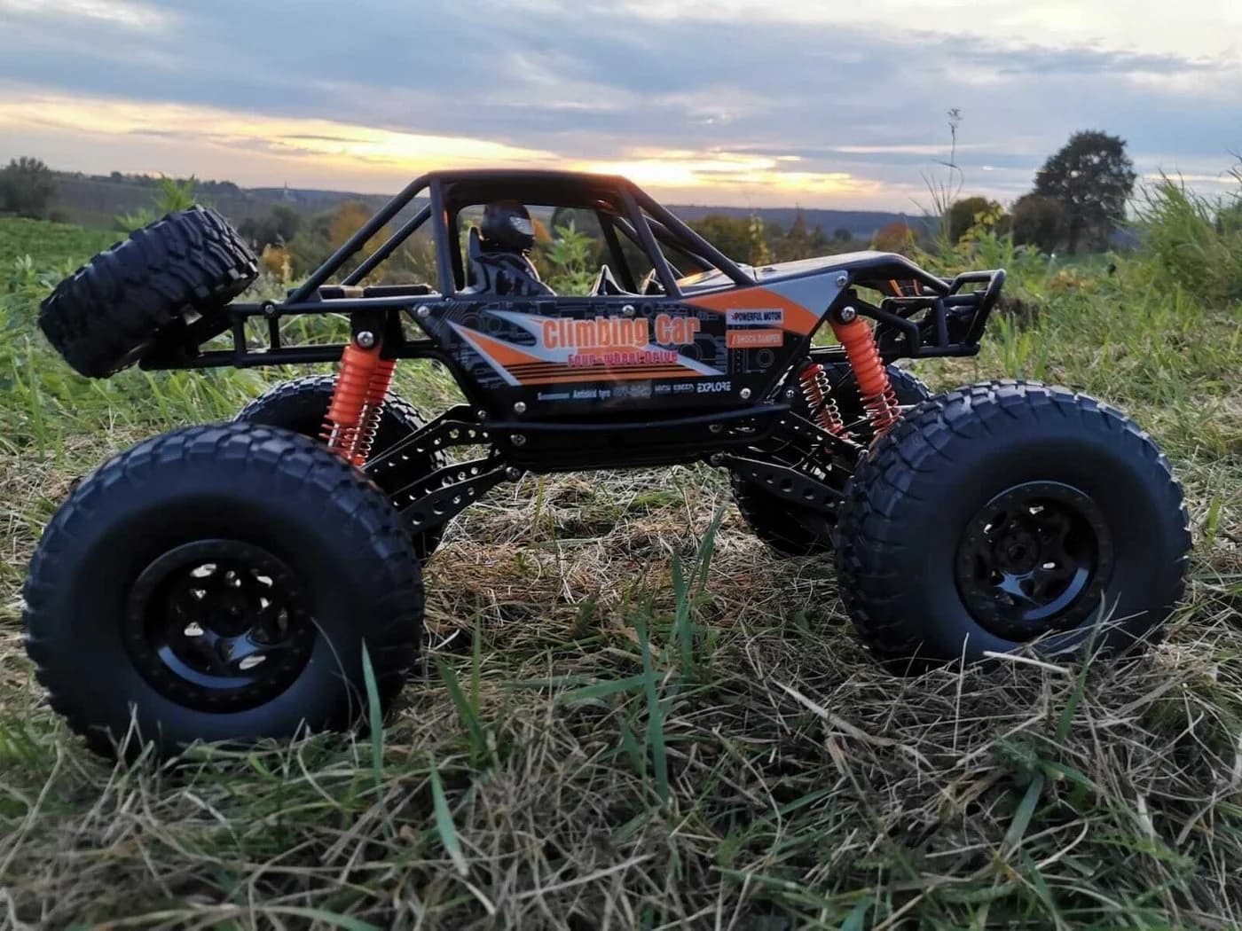 BruKa RC-Auto Robuster Geländewagen X-WARRIOR 4x4 Allradantrieb 50cm - Bild 5