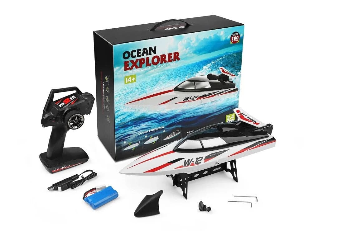 BruKa RC-Boot TIGER SHARK W-12 2,4 Ghz Speedboot - Bild 2