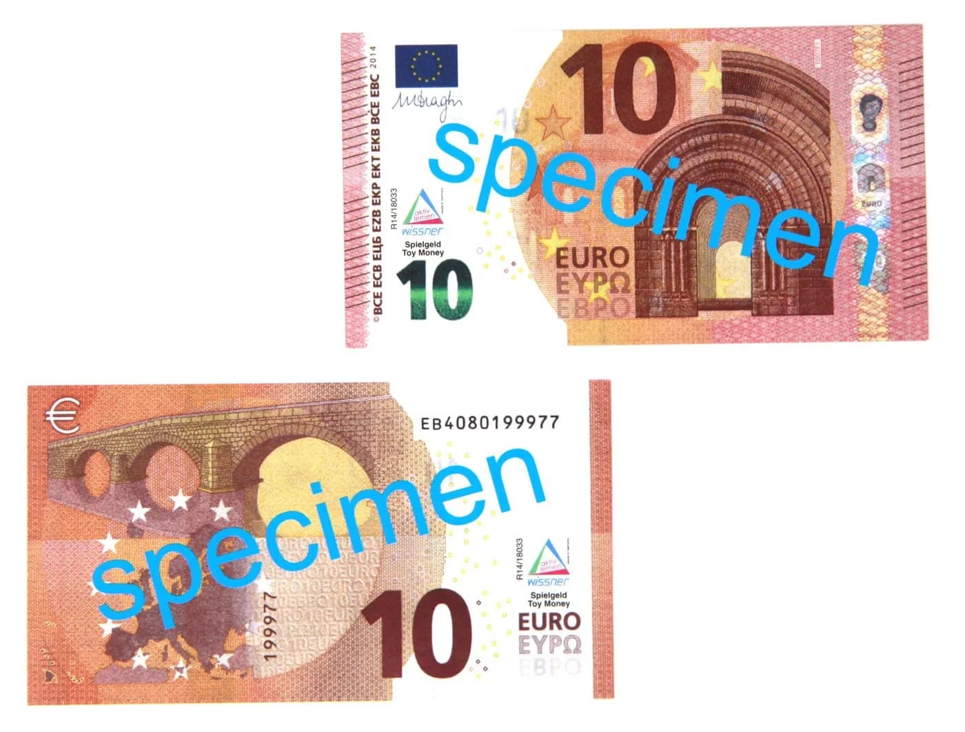 Wissner® aktiv lernen Lernspielzeug 10 Euro-Schein (100 Stück), Bunt - Bild 2