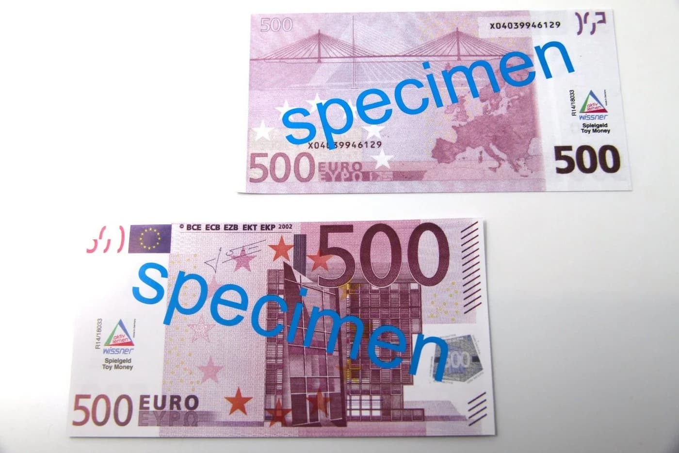 Wissner® aktiv lernen Lernspielzeug 500 Euro-Schein (100 Stück) - Bild 2