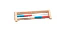 Wissner® Rechenrahmen 20er Zahlenraum RE-Wood® Abakus Rot/Weiß Bild 2
