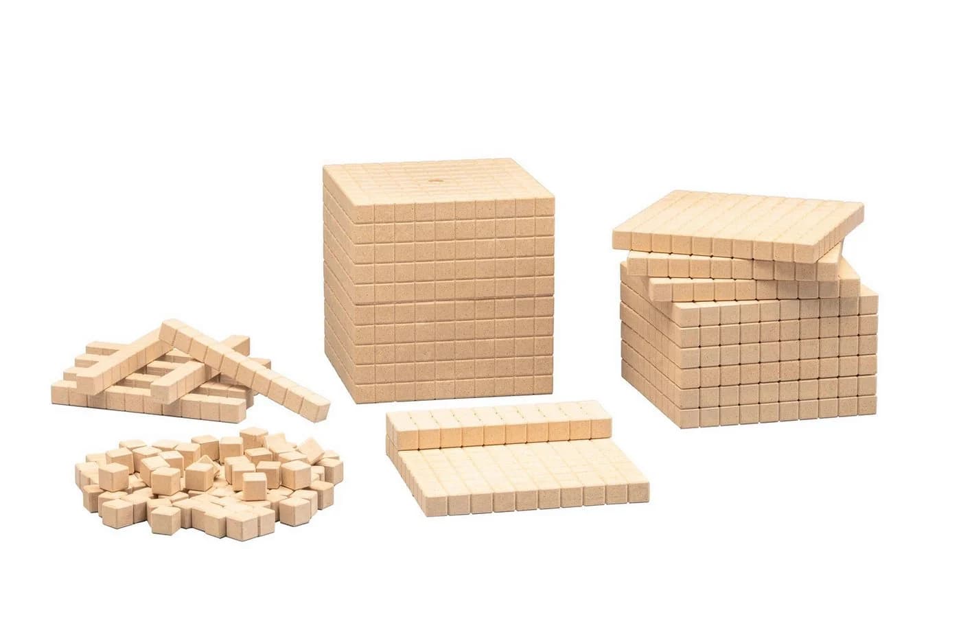 Wissner® Dienes Lernspielzeug Naturfarben RE-Wood® 121/151 Teile - Bild 2