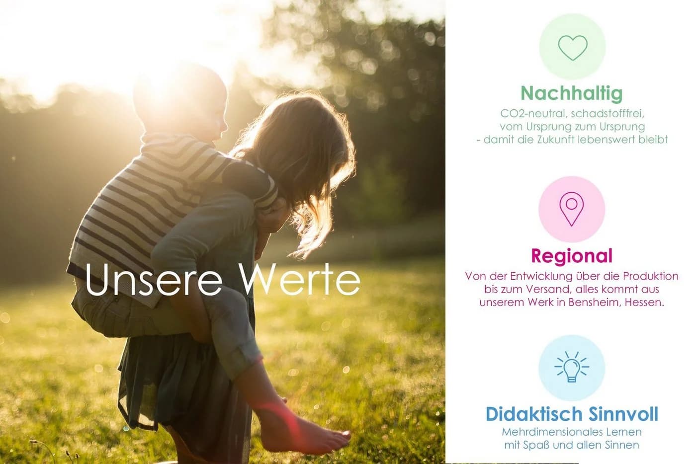 Wissner® Dienes Lernspielzeug Naturfarben RE-Wood® 121/151 Teile - Bild 4