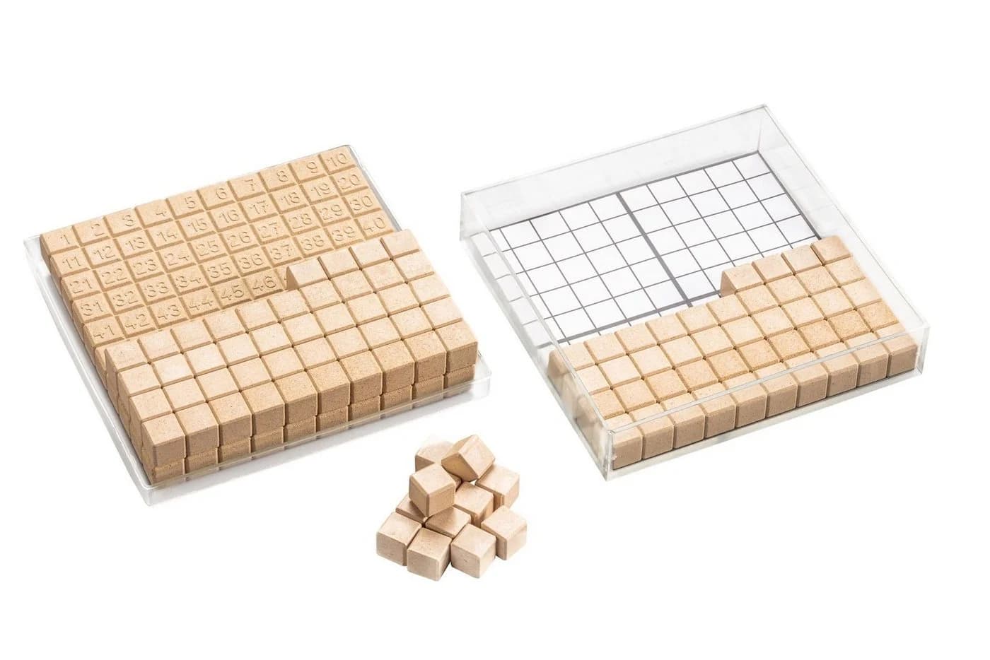 Wissner® aktiv lernen Hunderterkastensatz naturfarben Lernspielzeug - Bild 2