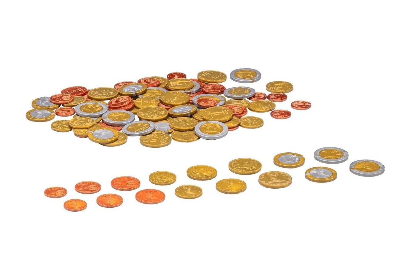Wissner® aktiv lernen Spielgeld Münzen mittlerer Satz 80-tlg. - Bild 2