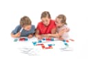Wissner® aktiv lernen Lernspielzeug Domino Uhrzeit Analog Digital Bild 3