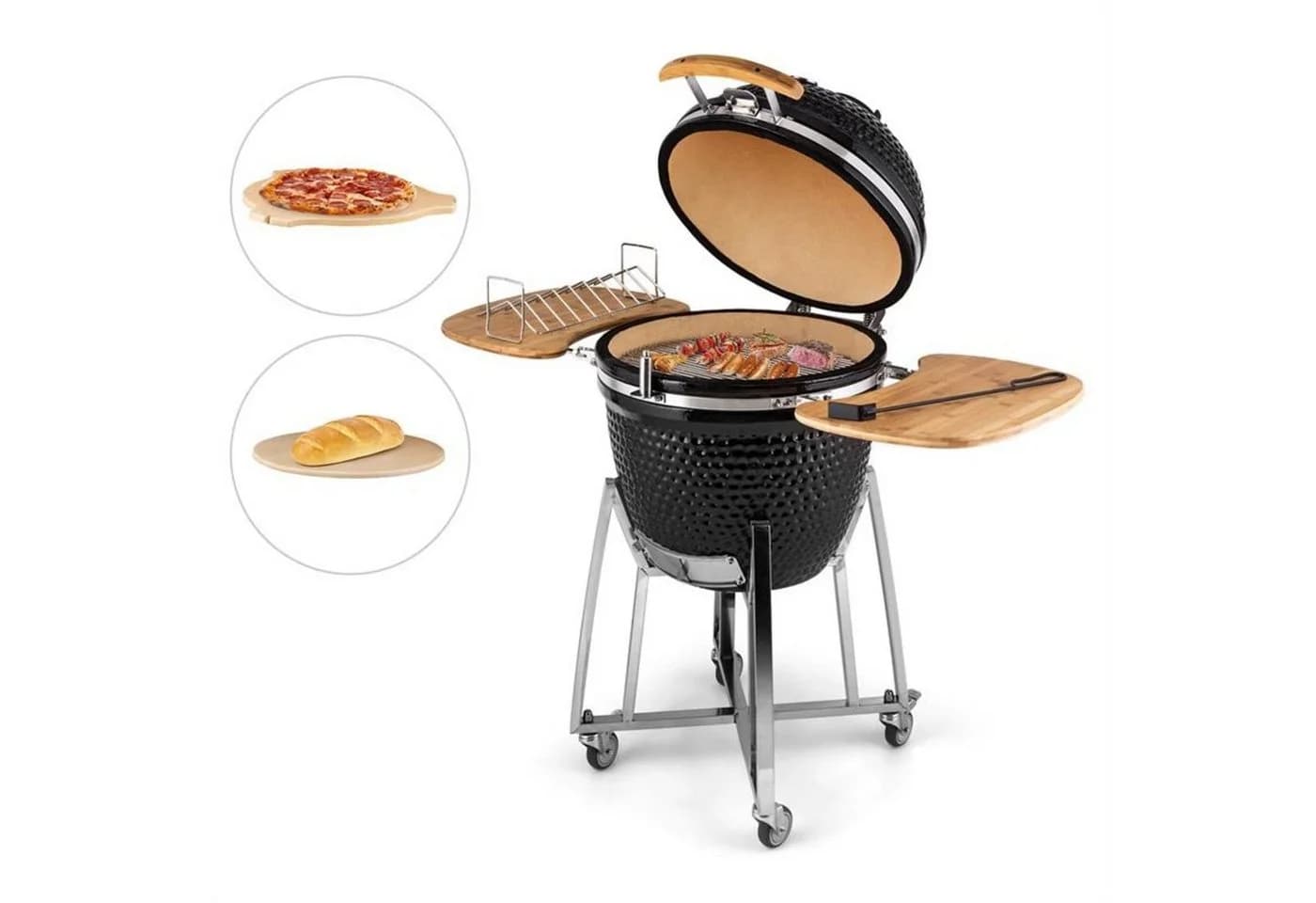 Klarstein Holzkohlegrill Kingsize Keramik Kamado Grill Set - Bild 3