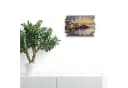 Kreative Feder Wanduhr Leuchtturm Shabby-Style Holz Bild 5