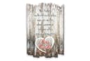 Kreative Feder Holzbild Zusammen eine Familie Shabby Chic Bild 2